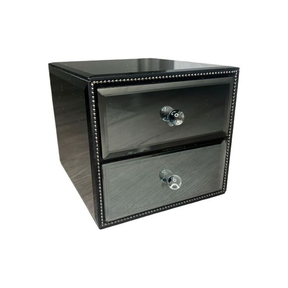 Claire’s Modern Mirror 2-Drawer Jewelry Box - Picture 1 of 5